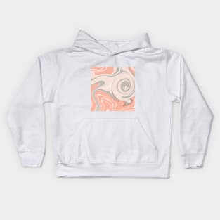 pastel pink abstract Kids Hoodie